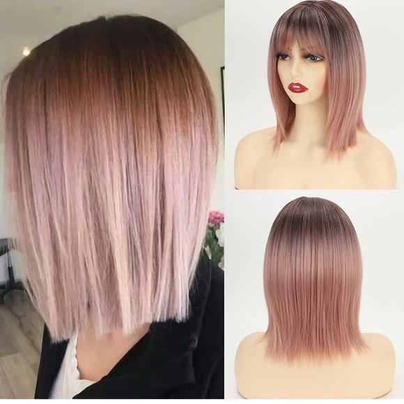 Bob wig with bangs - Picture 1 of 10